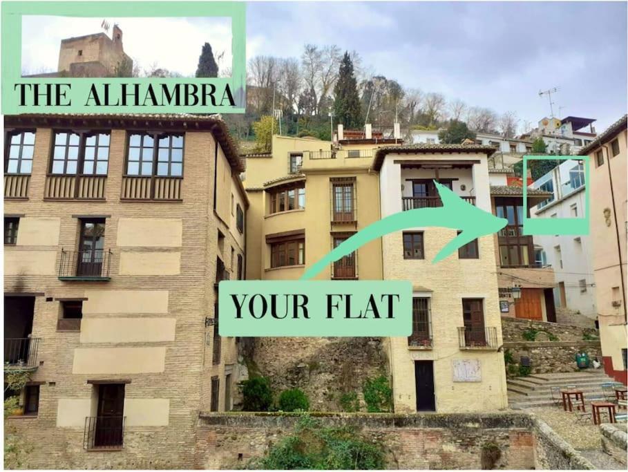 Amazing Loft! Rooftop Terrace! Alhambra Views! Lägenhet Granada Exteriör bild